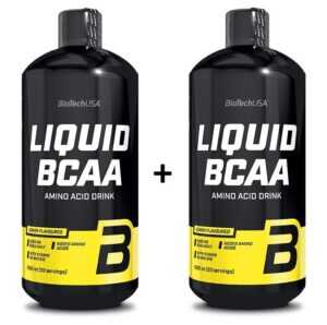 1 + 1 Zdarma: Liquid BCAA - Biotech USA 1000ml+1000ml Pomaranč