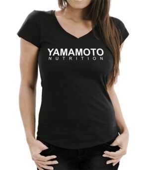 Lady T-Shirt V 145 OE - Yamamoto Active Wear Čierna S