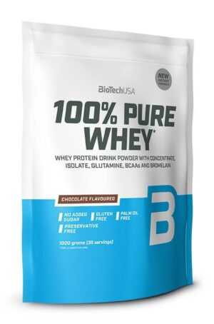 100% Pure Whey - Biotech USA 2270 g dóza Malinový Cheesecake