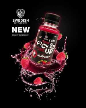 Fucked Up Headshot - Švédská Supplements 12 x 100 ml. Raspberry