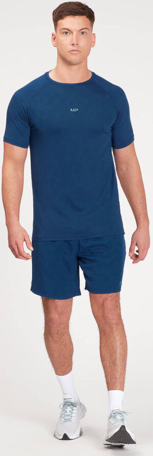 MP  MP Men's Fade Graphic Training Short Sleeve T-Shirt - Dark Blue - S