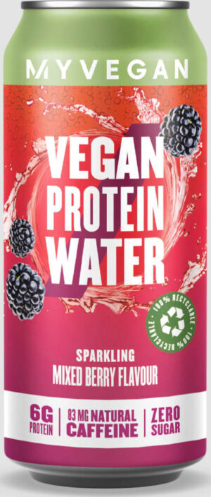 Myvegan  Perlivá proteinová voda vhodná pro vegany - Berry mix