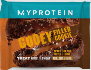 MyProtein  Plněné proteinové cookies - Double Chocolate and Caramel