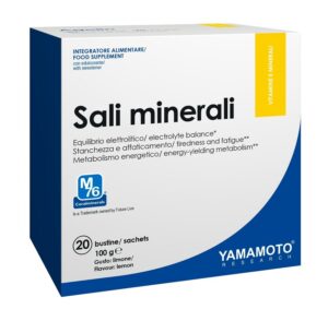 Sali minerali (minerály a stopové prvky) - Yamamoto 20 x 5 g Orange